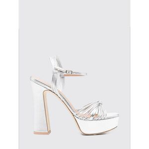 Malone Souliers Heeled Sandal Woman Silver